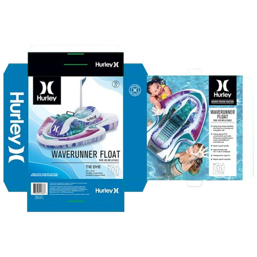 Hurley Wave Runner Pool Float - Purple