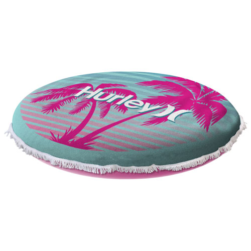 Hurley Inflatable Towel Top Island Pool Float - Pink