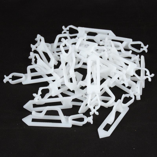 Novelty Lights 39410 Clay Roof Tile Christmas Light Clip, C7/C9 Base, Mini Lights, 100 Pack