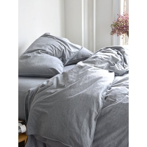 Organic Flannel Duvet Cover - Certified Fairtrade and GOTS Organic Cotton