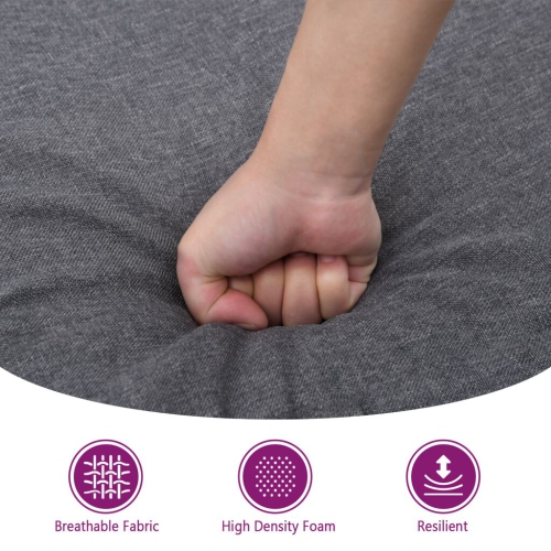 vidaXL Sofa Chair Light Grey 60 cm Fabric