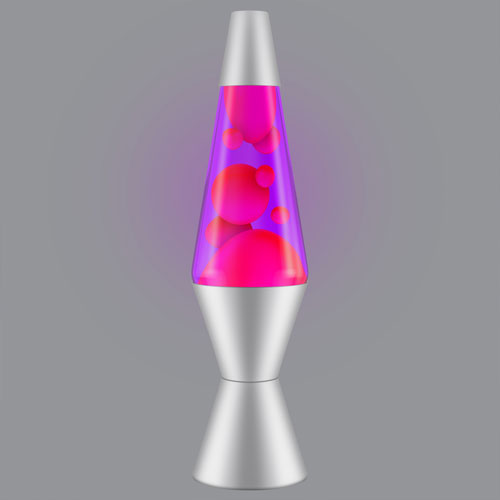 Lava Lite 14.5" Lava Lamp - Pink/Purple