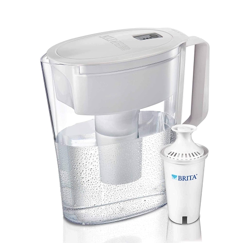 BRITA  Soho Water Filter Pitcher, 5 Cup In White