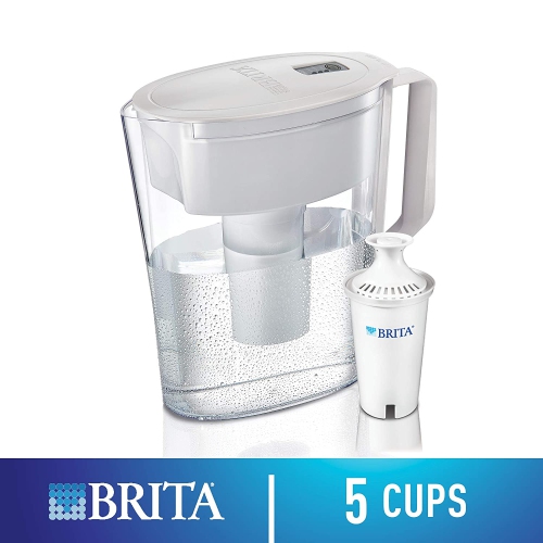 Pichet à filtre à eau Brita Soho, 5 TASSES, blanc