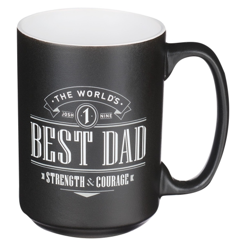 Ceramic Mug Best Dad Joshua 1:9