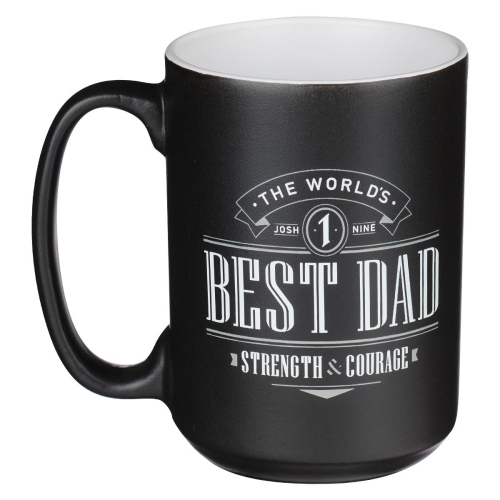 Ceramic Mug Best Dad Joshua 1:9