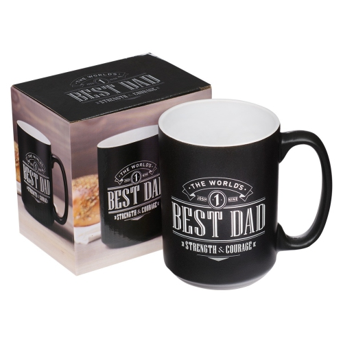 Ceramic Mug Best Dad Joshua 1:9