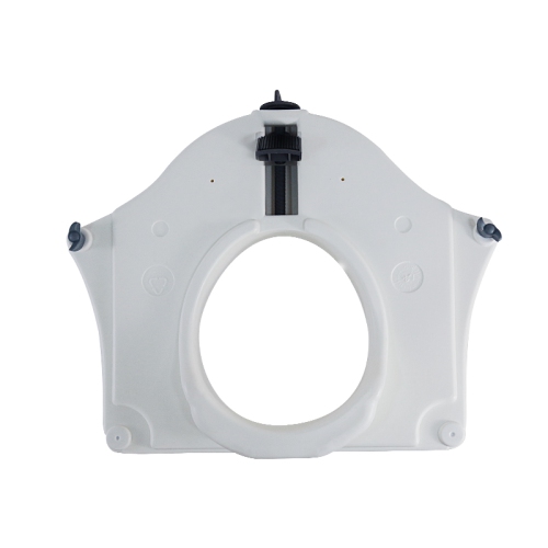 Raised Toilet Seat with Removable Arms provides a 4 inch rise with features removable integral armrests, Fits most of Toilets, White Color