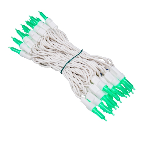 NOVELTY LIGHTS LLC  Novelty Lights Vintage Style T5 Led Christmas Lights, 11.5 Feet White Wire String Of 35 Mini Bulbs, Ul Listed Indoor/outdoor Tree