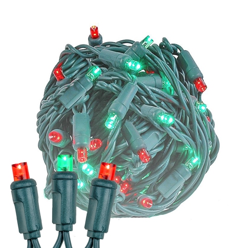 NOVELTY LIGHTS LLC  Novelty Lights 34Ft 100 Led Christmas Lights Outdoor/indoor, 4" Spacing Wire String Lights for Festive Xmas Lighting, Ip55, Ul