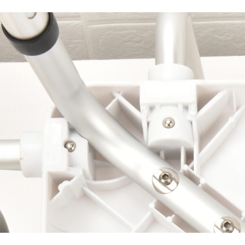 Bath Chair with Handle, Shower Chair, Easy to assemble, no tools required, Aluminum, Height Adjustable, Anti Slip for Safety