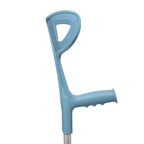 Lightweight Foldable Forearm Crutch 1 Pair Aluminum Walking Stick Height Adjustable Ergonomic Handle with Comfortable Grip