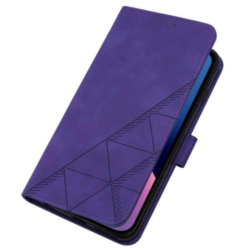 Étui portefeuille en suède violet PANDACO pour iPhone 14 Pro Max