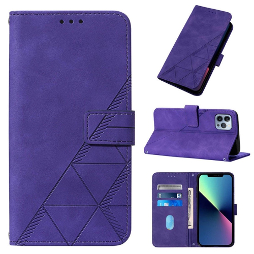 PANDACO Purple Suede Wallet Case for iPhone 14 Pro Max