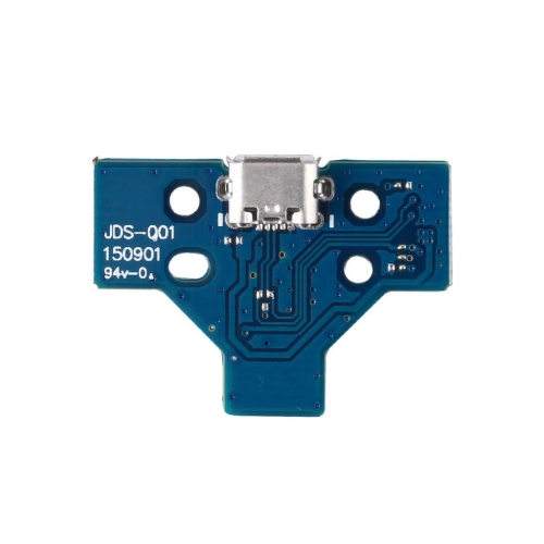 Replacement USB Charging Port Board W/ 14Pin Flex Cable Compatible With PlayStation 4 Controllers