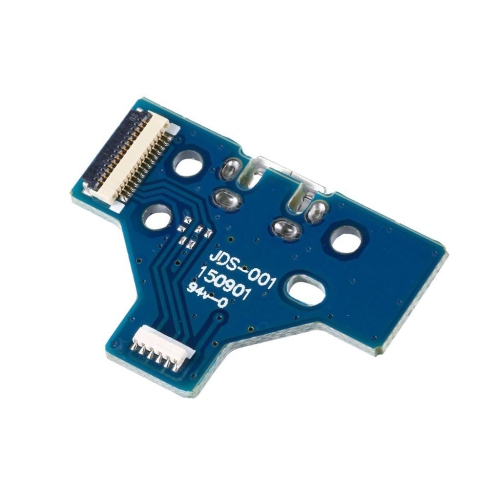 Replacement USB Charging Port Board W/ 14Pin Flex Cable Compatible With PlayStation 4 Controllers