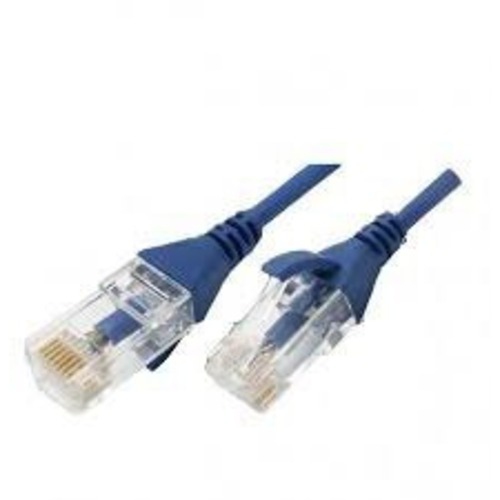 HYPERLINE  Patch Cord Utp Cat 6 3Ft Standard Plug Unshielded Etl In Black