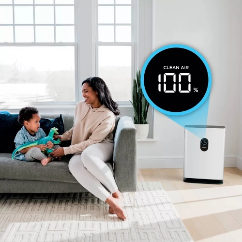 Shark Air Purifier 4 with Anti-Allergen HEPA Filter & Advanced Odor Lock - White