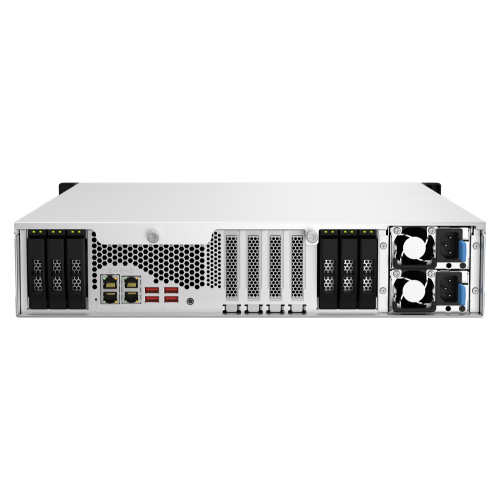QNAP TS-h1887XU-RP-E2336-32G-US 18 Bay 2U Rackmount Hybrid NAS with Intel® Xeon® Processor, Dual 10GbE, ZFS Storage for Virtualization and