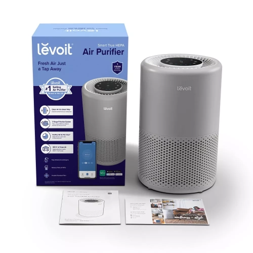 Purificateur d'air intelligent True HEPA Core 200s de Levoit - Gris
