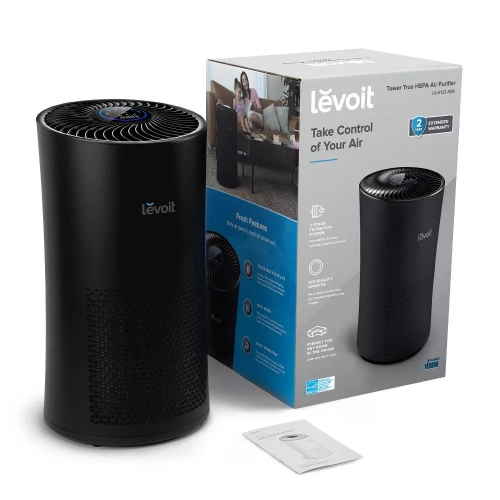 Purificateur d'air noir True HEPA Metaair de Levoit