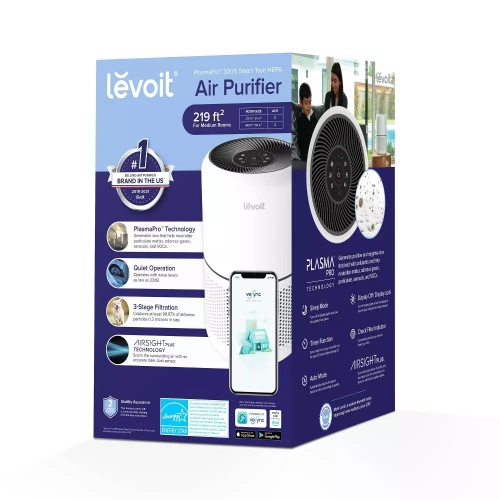 Levoit Plasma Pro 300s Smart True Hepa Smart Air Purifier White