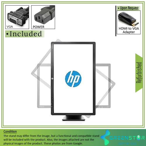 Lot of Two HP EliteDisplay 23" 1080p HD LED Backlit TN LCD Monitor (E231) by HP ELITEDISPLAY - Refurbished condition - Image 9
