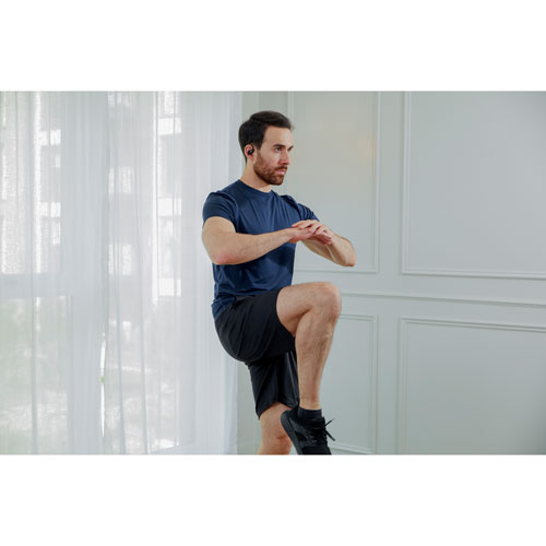 Écouteurs ouverts 100 % sans fil OpenFit de Shokz - Noir