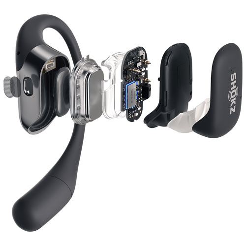 Shokz OpenFit Open-Ear True Wireless Earbuds - Black | Best Buy Canada