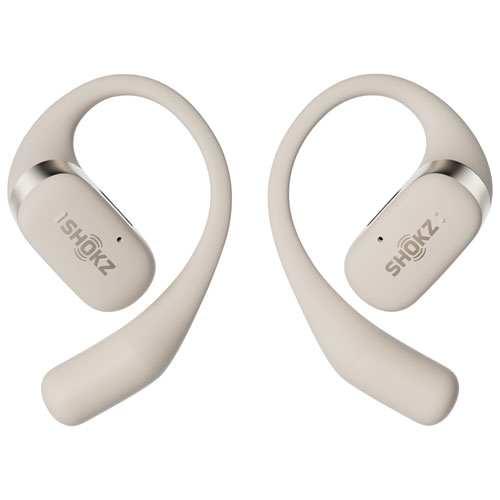 Shokz OpenFit Open-Ear True Wireless Earbuds - Beige