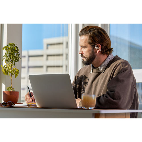 Shokz OpenFit Open-Ear True Wireless Earbuds - Beige