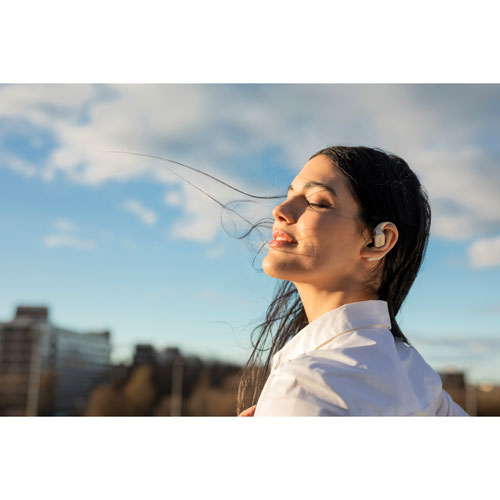 Shokz OpenFit Open-Ear True Wireless Earbuds - Beige