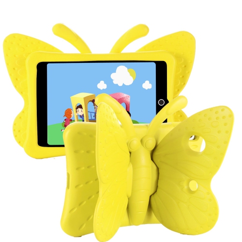 XCRS  Light Weight, Butterfly Design Convertible Stand Cover, Kids Eva Foam Silicone Case for Apple Ipad 10.2-Inch 9Th Gen (2021), 8Th Gen