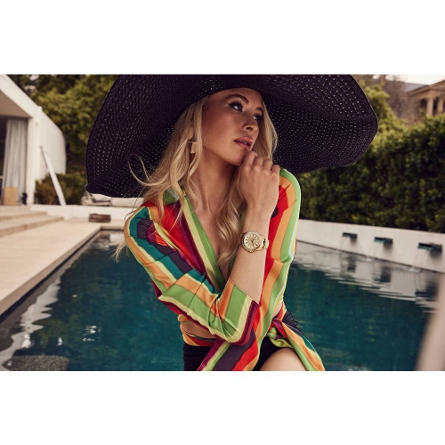 Bulova Mens Phantom Quartz Watch 40mm Gold-Tone Stainless Steel Case and Bracelet with Champagne Dial