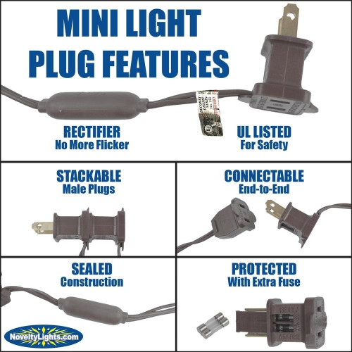 Novelty Lights 4x6 Net Lights, 100 LEDs with 4 Inch Spacing, 5mm Wide Angle Bulbs, Connectable End To End, Outdoor Weather Resistant Tree and Bush