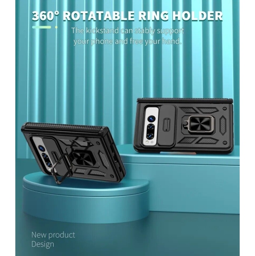 ( KEEGUARD ) pour l'étui antichoc à support pour Pixel Fold 2023 5G de Google