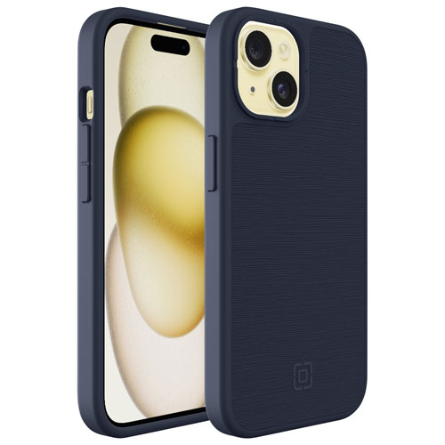 Incipio Cru Fitted Hard Shell Case with MagSafe for iPhone 16e/15/14/13 - Navy