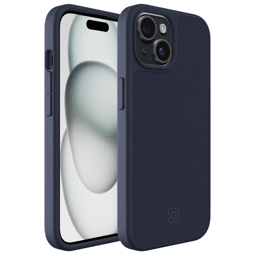 Incipio Cru Fitted Hard Shell Case with MagSafe for iPhone 16e/15/14/13 - Navy