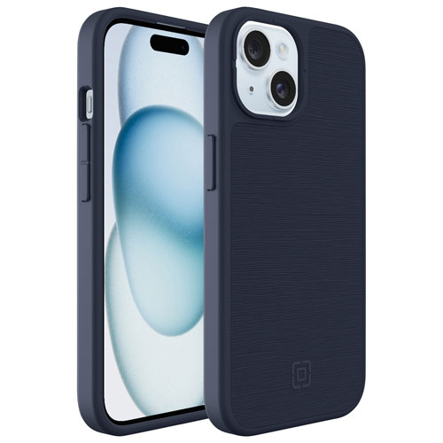 Incipio Cru Fitted Hard Shell Case with MagSafe for iPhone 16e/15/14/13 - Navy