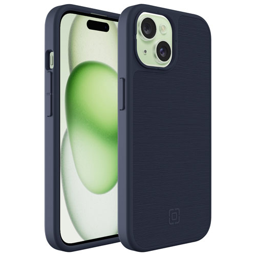 Incipio Cru Fitted Hard Shell Case with MagSafe for iPhone 16e/15/14/13 - Navy