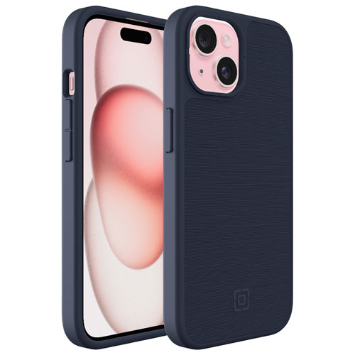 Incipio Cru Fitted Hard Shell Case with MagSafe for iPhone 16e/15/14/13 - Navy