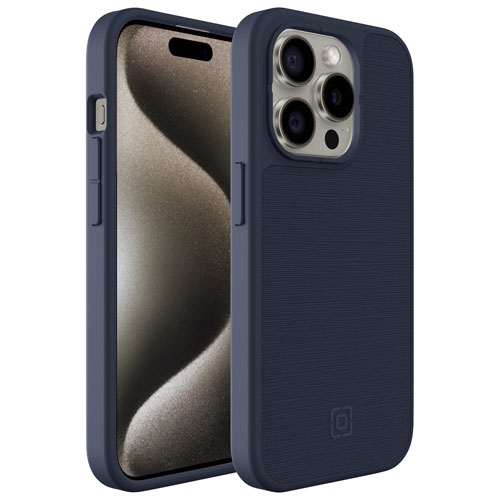 Incipio Cru Fitted Hard Shell Case with MagSafe for iPhone 15 Pro - Navy