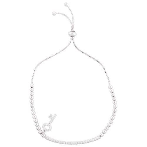 Le Reve Inspirational Collection Bolo Bracelet in Sterling Silver with Key Charm