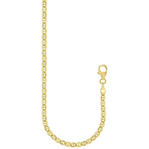 Love Knot Pendant in 10K Yellow Gold on an 18