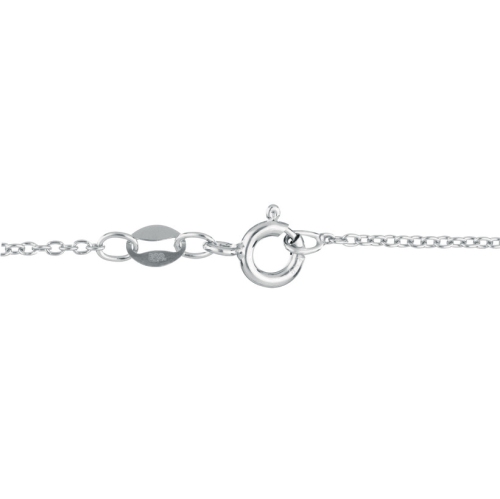 Le Reve Collection Blue Opal Dolphin Pendant on 18" Sterling Silver Chain