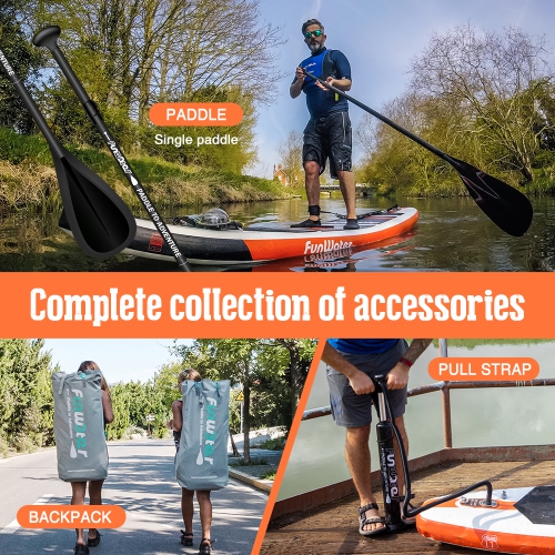 Dropship Inflatable Stand Up Paddle Board With Premium SUP Accessories  Adjustable Paddle; Double Action Pump; ISUP Backpack; Leash; Blow Up  Paddleboard to Sell Online at a Lower Price