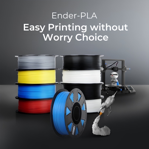 Creality Ender 1.75mm PLA 3D Printing Filament - 1kg - Yellow