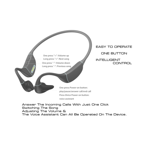 Seahorse + Bone Conduction Wireless Headphones