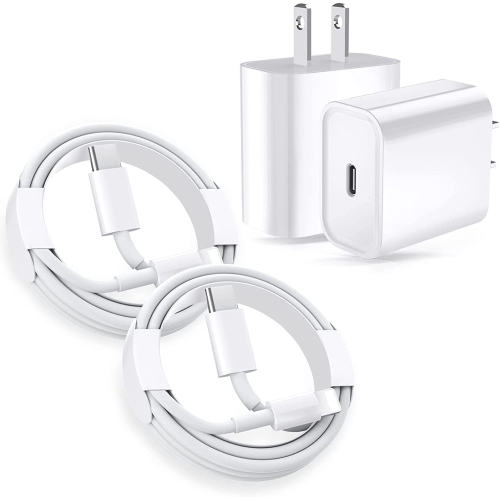 USB C Rapide Chargeur avec 2M Câble pour iPhone 14 à iPhone SE , Airpods ,  iPad