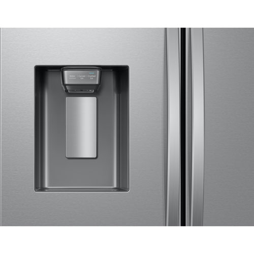 Samsung 36" 25.5 Cu. Ft. French Door SpaceMax Counter Depth Refrigerator w/ Water & Ice Dispenser (RF27CG5400SRAA) - Stainless